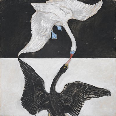 Group IXSUW, No. 1, The Swan, No. 1, 1914-1915. 作： Hilma af Klint