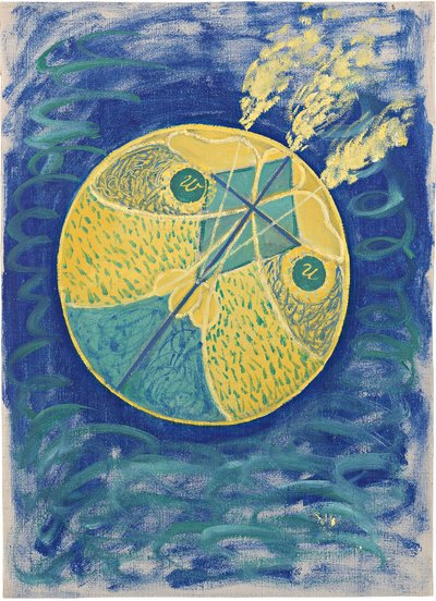Ryhmä I, nro 7. Alkukantainen kaaos 作： Hilma af Klint