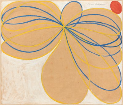 グループ V、七芒星、No. 1 WUS七芒星シリーズ、1908 年。 作： Hilma af Klint