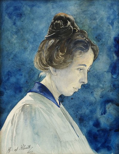 Omakuva, n. 1890 (akvarelli paperille) 作： Hilma af Klint