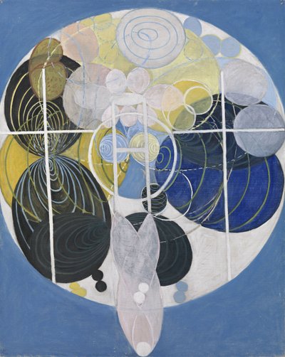 大型人物画、No. 5、グループ III、これまでのすべての作品の鍵、WURose シリーズ、1907 年 作： Hilma af Klint