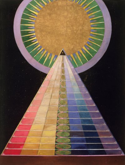 1915年の一連の祭壇画の無題1 作： Hilma af Klint