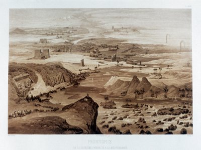「第二の白内障から地中海へ」、エジプト、1841年 作： Himely
