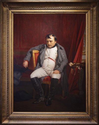 1814年3月31日、フォンテーヌブローのナポレオン1世 作： Paul Delaroche