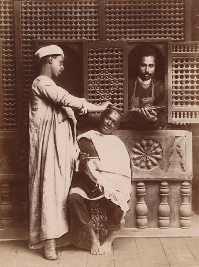 職場の理容師 作： Hippolyte Arnoux