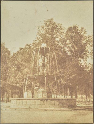 [ジャン＝オーギュスト・バールの四季の泉]。 作： Hippolyte Bayard