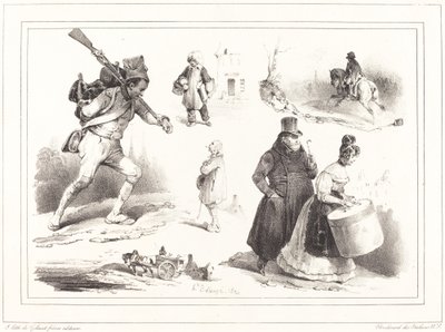 ソーシャルビネット 作： Hippolyte Bellange