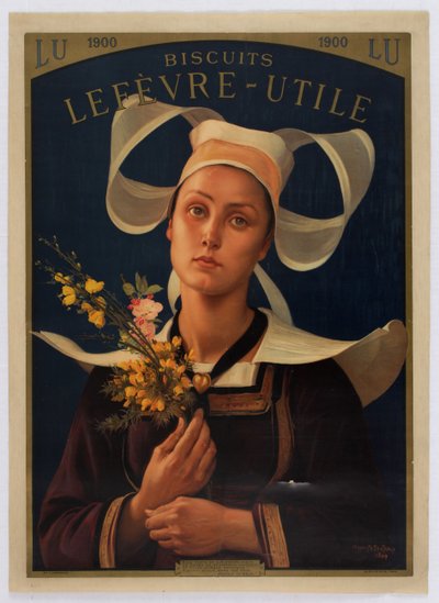 ビスケット Lefevre-Utile, 1900. 作： Hippolyte Berteaux