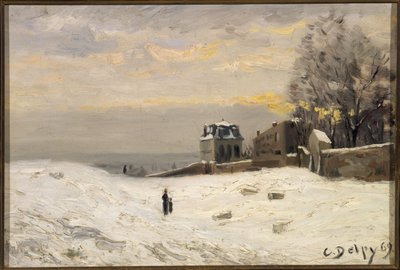 モンマルトルの雪 作： Hippolyte Camille Delpy