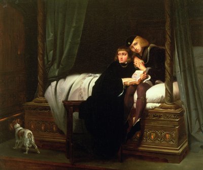 1830年の塔の中のエドワード5世とヨーク公 作： Hippolyte Delaroche