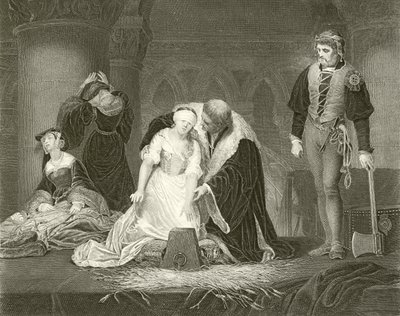 レディ・ジェーン・グレイの処刑 作： Hippolyte Delaroche
