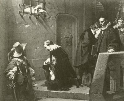 ストラフォードの死（グラビア） 作： Hippolyte Delaroche