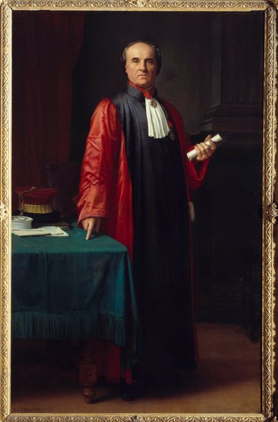 ロスタン医師（1790-1866）の肖像 イポリット・フランドラン（1809-1864）の絵画 19世紀 エクス・アン・プロヴァンス、グラネ美術館 作： Hippolyte Flandrin