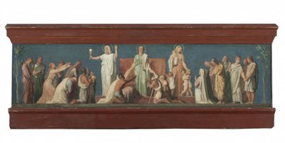 サン・ヴァンサン・ド・ポール教会のスケッチ：3つの神学的美徳 1848年頃（木に油彩） 作： Hippolyte Flandrin