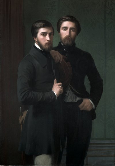 ルネ＝シャルル・ダシーと弟のジャン＝バティスト＝クロード＝アメデ・ダシー 作： Hippolyte Jean Flandrin
