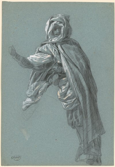 キャメルバックのアラブ人ライダー 作： Hippolyte Lalaisse