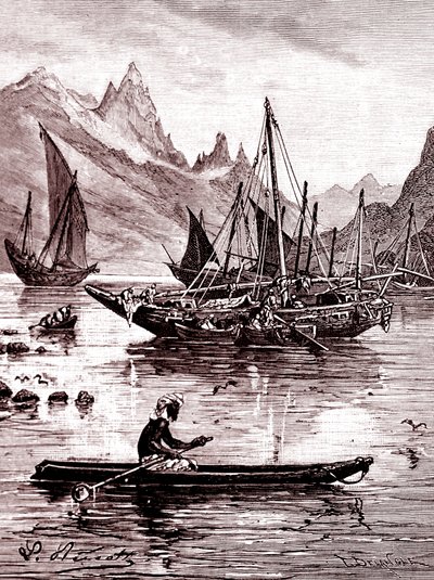 紅海（エジプト側） 作： Hippolyte Leon Benett