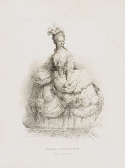 マリー・アントワネット 作： Hippolyte Louis Emile Pauquet
