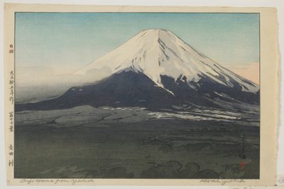 富嶽十景 大正時代 吉田からの富士 作： Hiroshi Yoshida