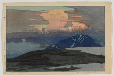 五色原 日本アルプス十二景 大正時代 作： Hiroshi Yoshida