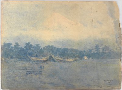 富士山 作： Hiroshi Yoshida