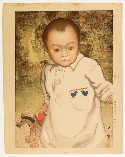 少年の肖像 作： Hiroshi Yoshida