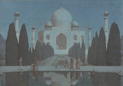 夜のタージ・マハル No.6 作： Hiroshi Yoshida