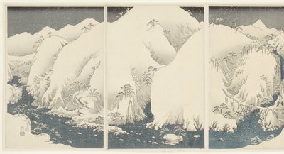 木曽路の山と川 木曽路の山川 雪月花（連載タイトル） 雪月花（連載タイトル） 作： Hiroshige (I) , Utagawa