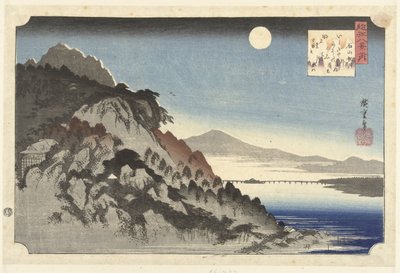 石山の秋の月 石山の秋月 近江八景（連載タイトル） 近江チョップ 作： Hiroshige (I) , Utagawa