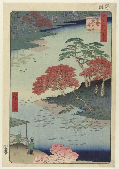 浮地秋葉神社境内 うきじあきばのけだい 名所江戸百景（シリーズタイトル） 名所江戸百景 作： Hiroshige (I) , Utagawa