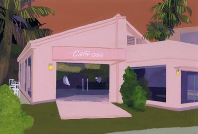 Cafe in Cambodia,2016,です。 作： Hiroyuki Izutsu