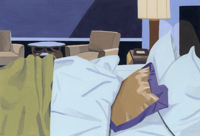 ホテル、ベッドルーム、2016，。 作： Hiroyuki Izutsu