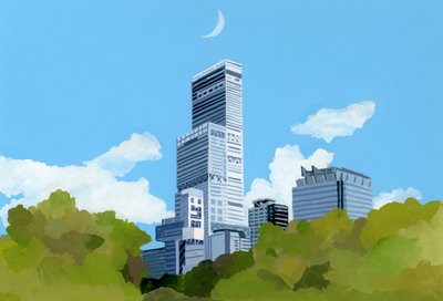 大阪あべのハルカス、2016年 作： Hiroyuki Izutsu