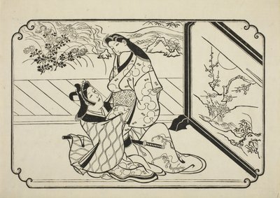 次の芸術家によるアート作品： Hishikawa Moronobu