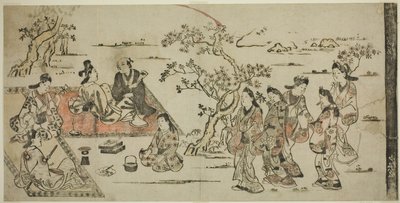 花見 作： Hishikawa Moronobu