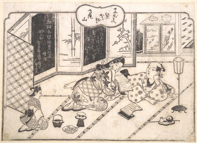  作： Hishikawa Moronobu