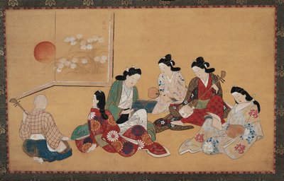 音楽の集い 作： 菱川師宣