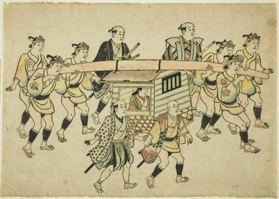 大名行列 作： Hishikawa Moronobu