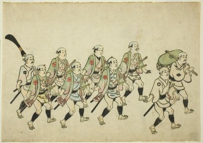 大名行列 作： Hishikawa Moronobu