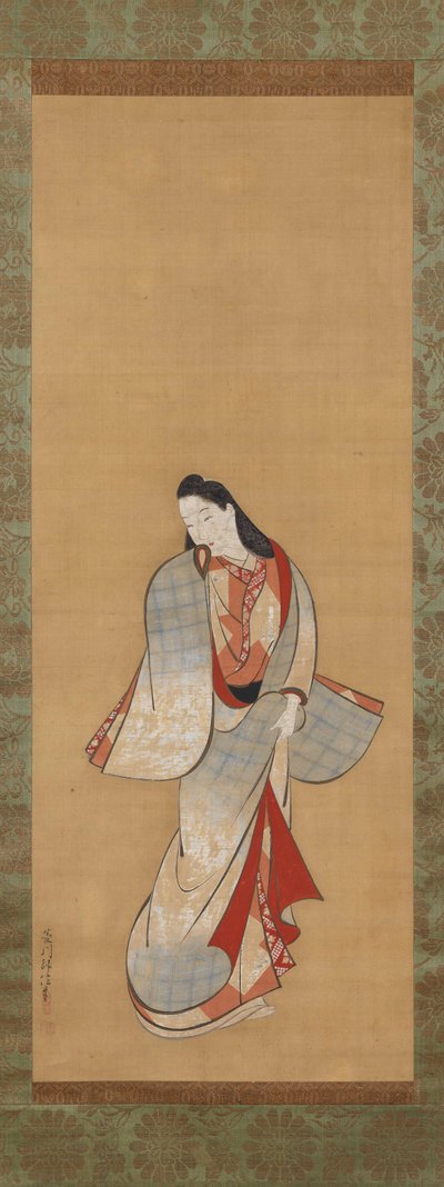 Stehende Schönheit 作： 菱川師宣