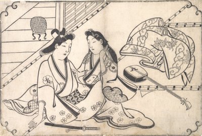  作： Hishikawa Moronobu