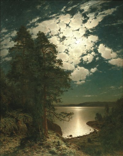 月夜 作： Hjalmar Munsterhjelm