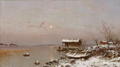11月の夕方 作： Hjalmar Munsterhjelm