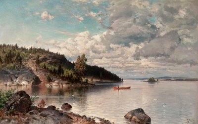 暖かい夏の日 作： Hjalmar Munsterhjelm
