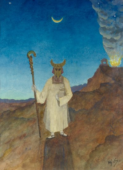 角の生えたモーゼ 作： Hjalmar Soderberg