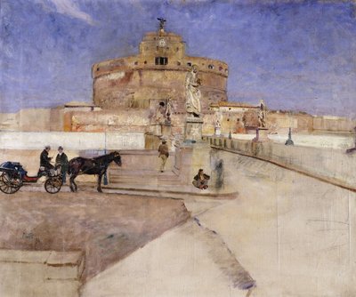 カステッロサン「アンジェロ、ローマ、1896 作： Hjalmer Eilif Emanuel Peterssen
