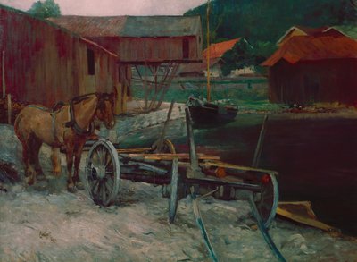 サンドビック湾 作： Hjalmer Eilif Emanuel Peterssen