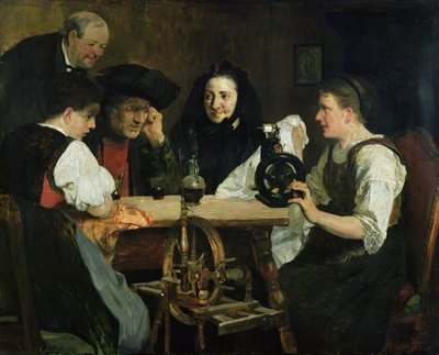 最初のミシン 作： Hjalmer Eilif Emanuel Peterssen
