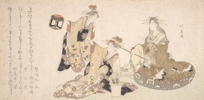一緒に訪れる 3 人の若い女性。 作： Hokuba