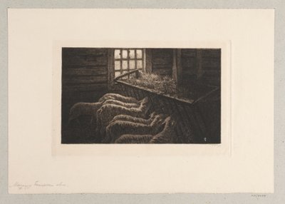羊小屋 作： Holger Valdemar Rasmussen Magaard